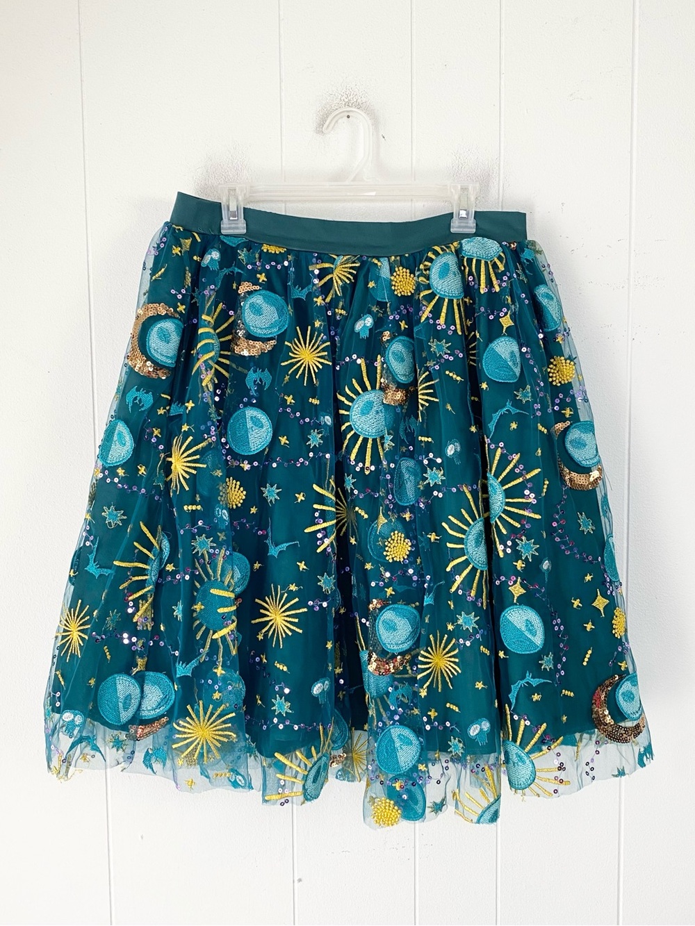 Disney The Nightmare Before Christmas Her Universe Size Large Tulle Skirt Teal